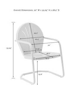 Crosley Griffith 3-piece Outdoor Bistro Set 31 Crosley Griffith 3-piece Outdoor Bistro Set -Green Haven Shop 8611589 07v