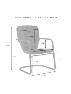 Crosley Ridgeland 3-piece Outdoor Bistro Set -Green Haven Shop 8611594 10v