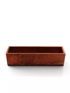 Veradek Metallic Series Corten Steel Window Box Planter, 36" -Green Haven Shop 8611609 06V tif