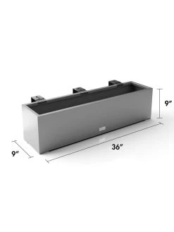 Veradek Metallic Series Railing Planters -Green Haven Shop 8611610 19v