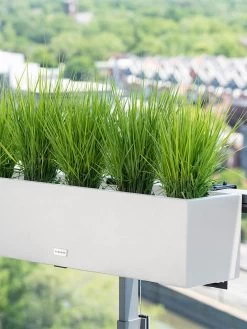 Veradek Metallic Series Railing Planters -Green Haven Shop 8611610 22v veradek metallic series railing planter