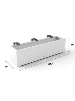 Veradek Metallic Series Railing Planters -Green Haven Shop 8611610 28v