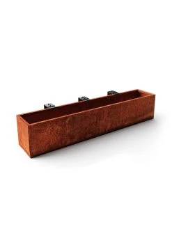 Veradek Metallic Series Corten Steel Railing Planters 13 Veradek Metallic Series Corten Steel Railing Planters -Green Haven Shop 8611614 04v