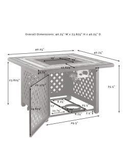 Crosley Tucson Fire Table 15 Crosley Tucson Fire Table -Green Haven Shop 8611947 11v