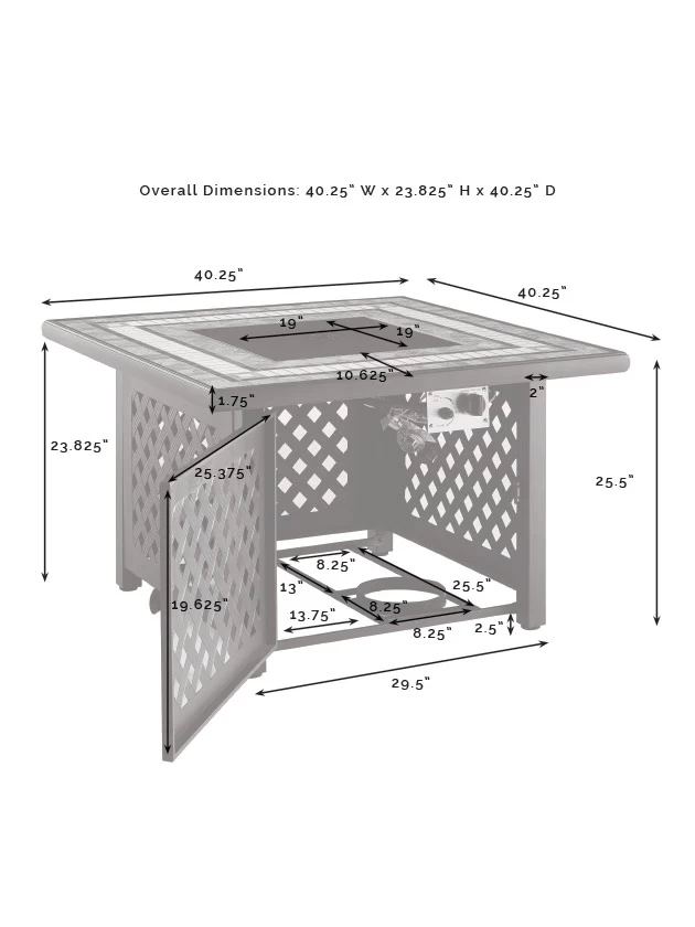 Crosley Tucson Fire Table 8 Crosley Tucson Fire Table - Image 8