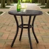 Crosley Palm Harbor Outdoor Wicker Round Side Table