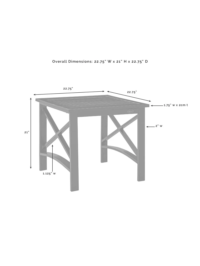 Crosley Kaplan Side Table 11 Crosley Kaplan Side Table - Image 11