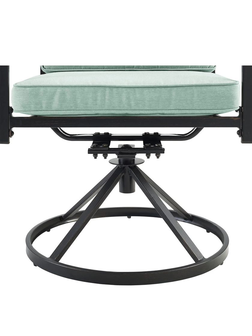 Crosley Kaplan 5Pc Outdoor Dining Set With Swivel Chairs 9 Crosley Kaplan 5Pc Outdoor Dining Set With Swivel Chairs - Image 9