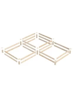 2-Tier Pine Raised Garden Bed, 4'x12' -Green Haven Shop 8612257 01v