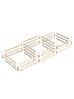 Tall 2-Tier Pine Raised Garden Bed, 4'x12' -Green Haven Shop 8612258 01v