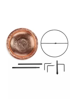 Copper Birdbath, 18" With Stake -Green Haven Shop 8612271 03V