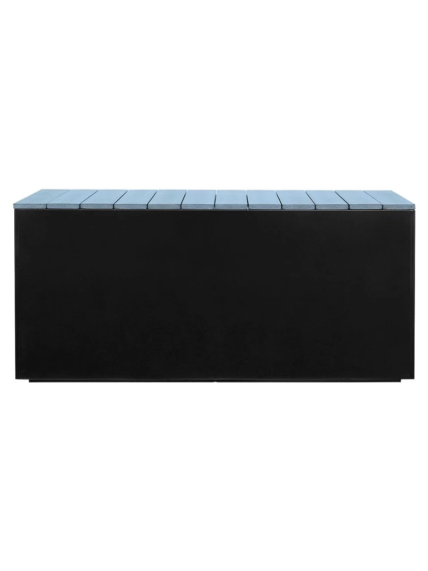 Nice Aluminum Trough Planters With Bench Top, 16"High 3 Nice Aluminum Trough Planters With Bench Top, 16"High - Image 3