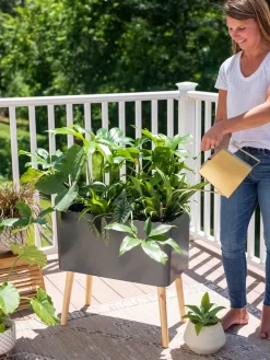 Ava Self-Watering Rectangular Planter -Green Haven Shop 8612691 0011