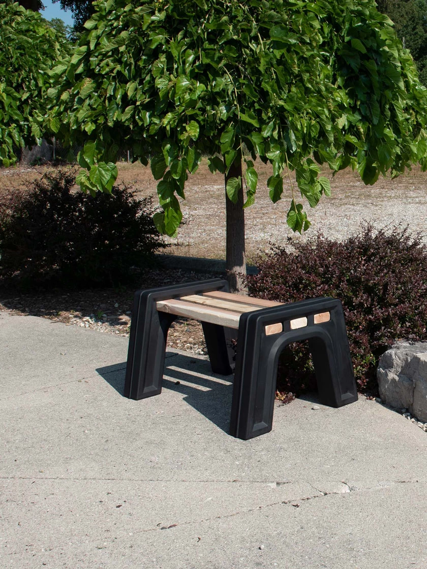 Custom Length Lightweight Indoor Or Outdoor Backless Bench Ends 4 Custom Length Lightweight Indoor Or Outdoor Backless Bench Ends - Image 4