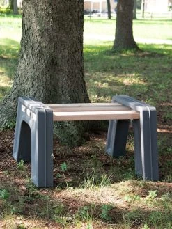 Custom Length Lightweight Indoor Or Outdoor Backless Bench Ends