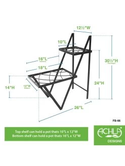 Achla Designs Duet Plant Stand 5 Achla Designs Duet Plant Stand -Green Haven Shop 8612905 02v