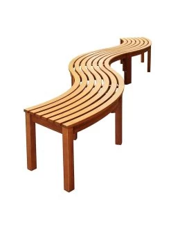Achla Designs Curved Backless Bench 7 Achla Designs Curved Backless Bench -Green Haven Shop 8612910 05v