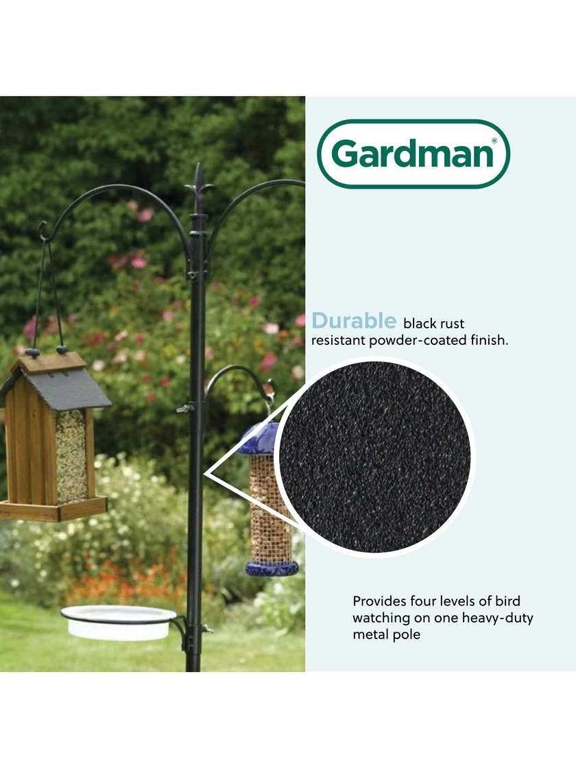 Gardman® Antique Finish Bird Feeding Station 4 Gardman® Antique Finish Bird Feeding Station - Image 4