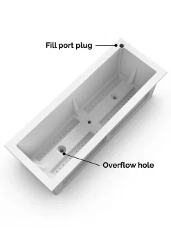 Fairfield Self-Watering Elevated Garden Bed -Green Haven Shop 8613283 11V