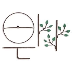 Pure Copper Bird Bath With Two Copper Birds And Tree Multipronged Garden Pole 9 Pure Copper Bird Bath With Two Copper Birds And Tree Multipronged Garden Pole -Green Haven Shop 8613379 03v