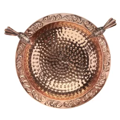 Pure Copper Bird Bath With Two Copper Birds And Tree Multipronged Garden Pole -Green Haven Shop 8613379 06v scaled