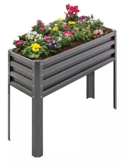 Metal Double Height Raised Garden Bed 8 Metal Double Height Raised Garden Bed -Green Haven Shop 8613688 01V 3 4