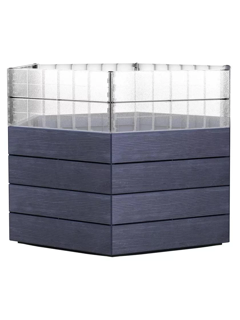 Modular Hexagon Raised Bed Kit With Translucent Panels, 28.5" 1 Modular Hexagon Raised Bed Kit With Translucent Panels, 28.5"