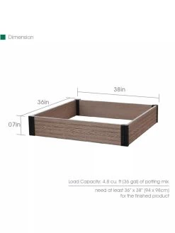 Essential Raised Garden Bed 5 Essential Raised Garden Bed -Green Haven Shop 8614253 03V 3 4
