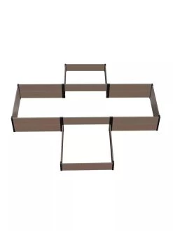 Terraced Cross Garden Bed