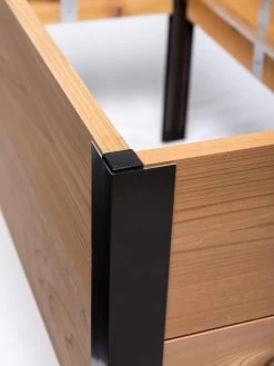 Self-Watering Eco-Stained Elevated Planter Box, 2' X 8' -Green Haven Shop Cedar 0163 tif 14